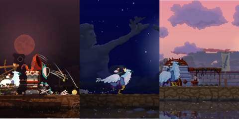 Scenes of Gameplay from Kingdom Two Crowns