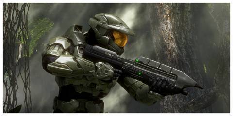 Halo 3 - Steam Screenshot (Master Chief In The Woods)