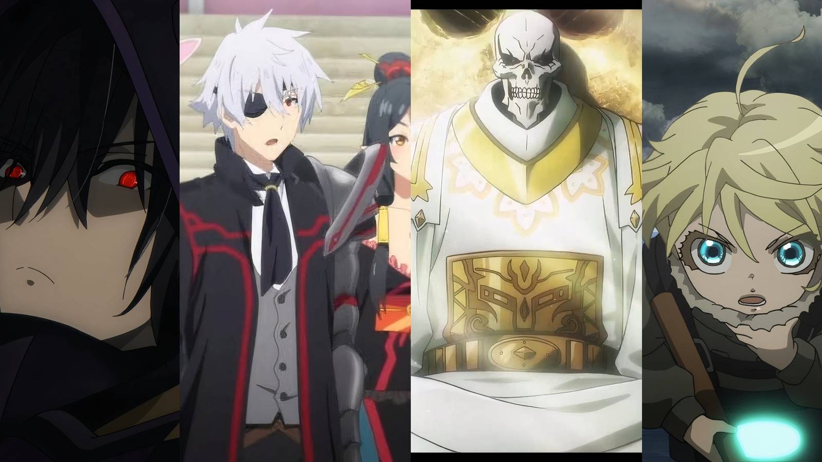 Ainz, Kirito, Tanya, Rudeus, Hajime