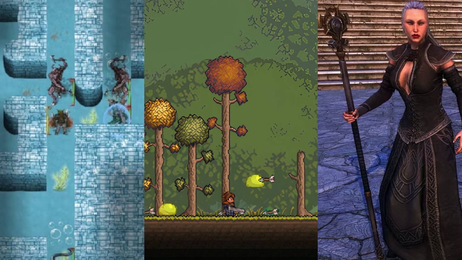 Tales of Maj'Eyal, Terraria, ESO collage