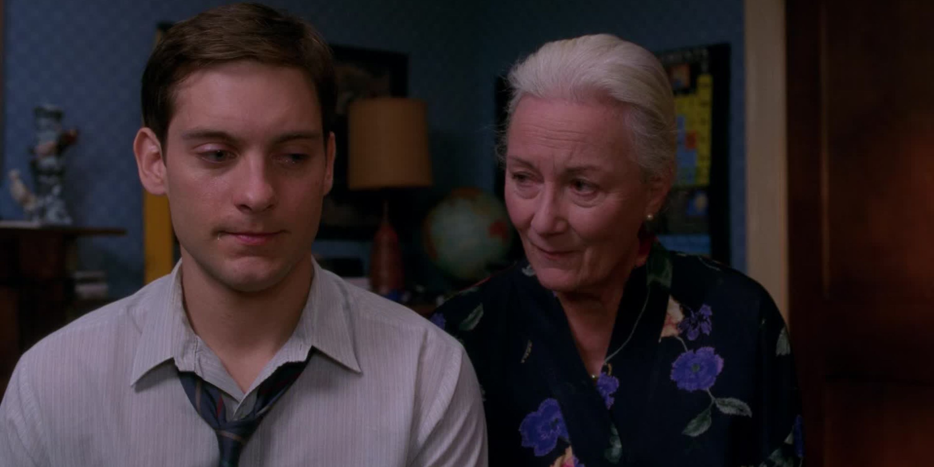 Peter and Aunt May in Spider-Man