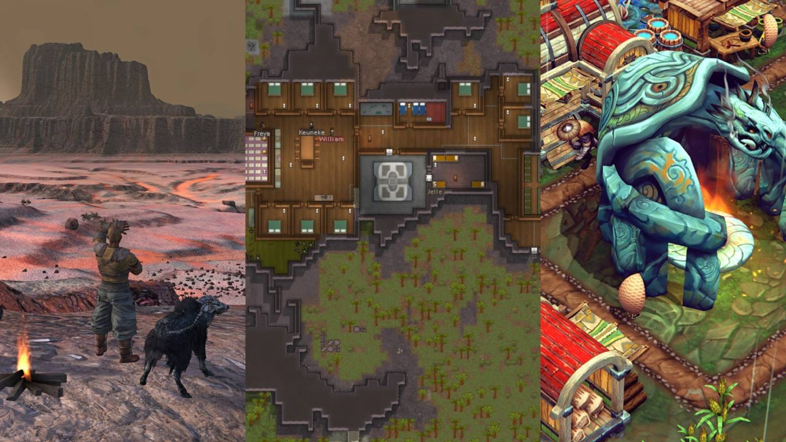 Kenshi, Rimworld, Against the Storm