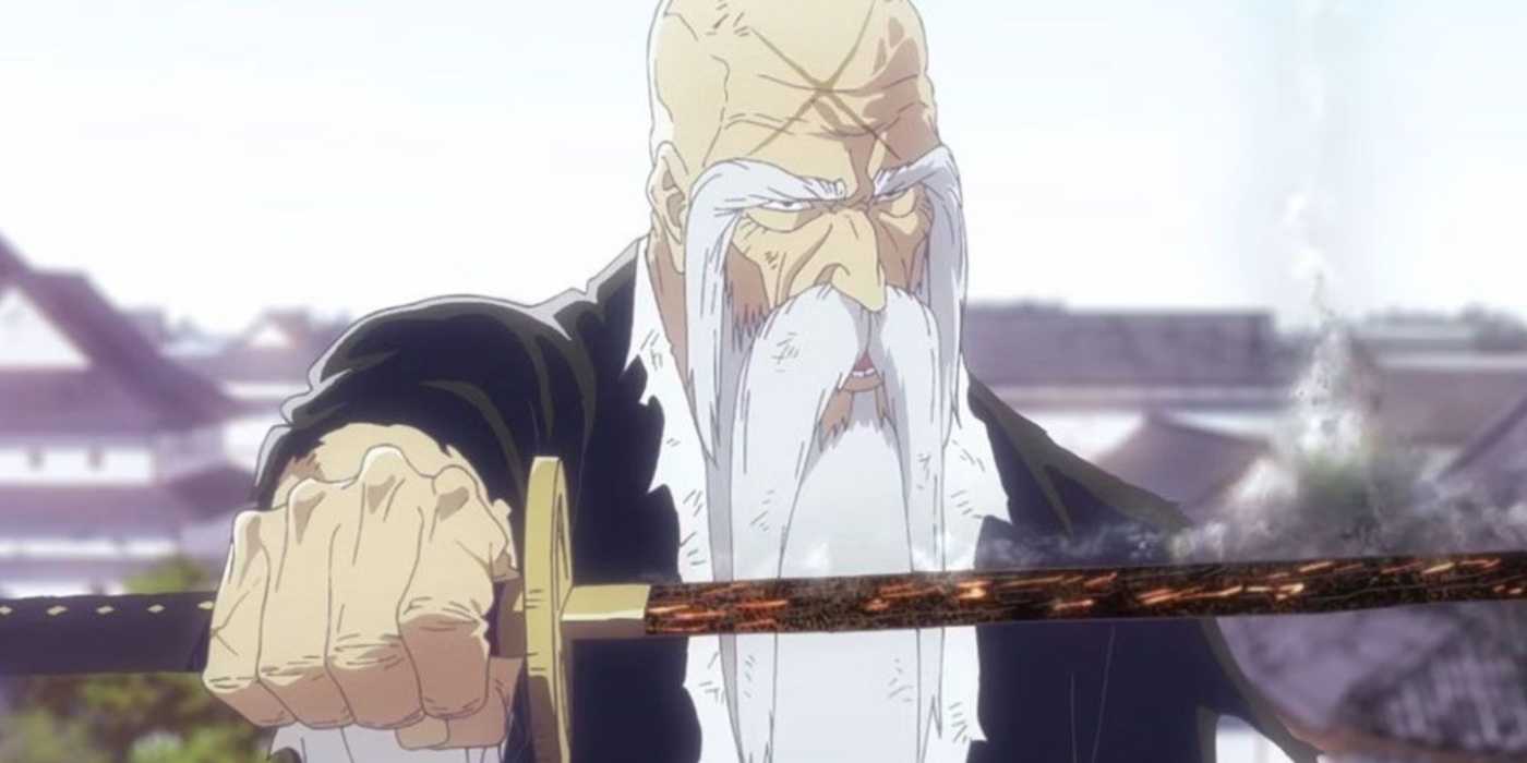 Yamamoto activates his Bankai in Bleach: Thousand-Year Blood War