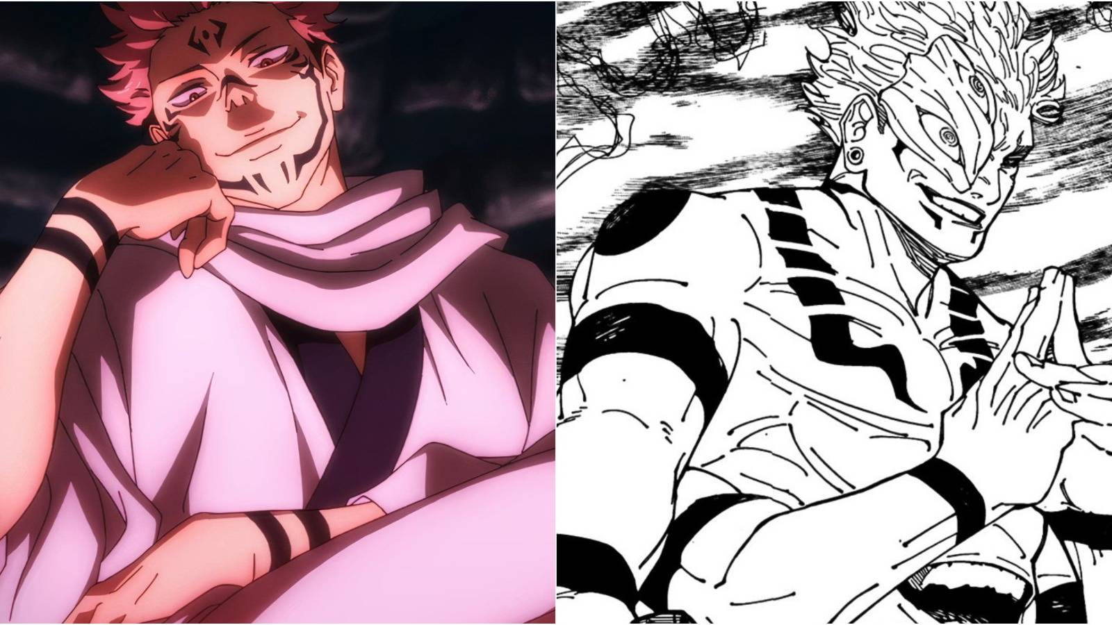 Sukuna's Tattoos in Jujutsu Kaisen