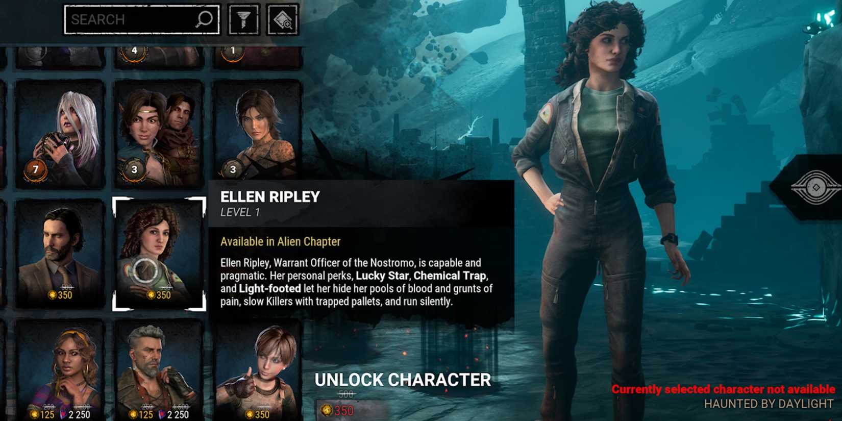 ellen ripley in dead by daylight