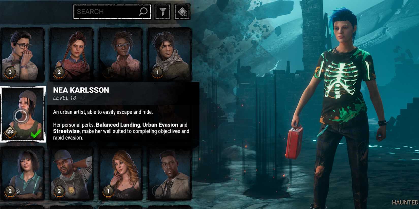 nea karlsson in dead by daylight