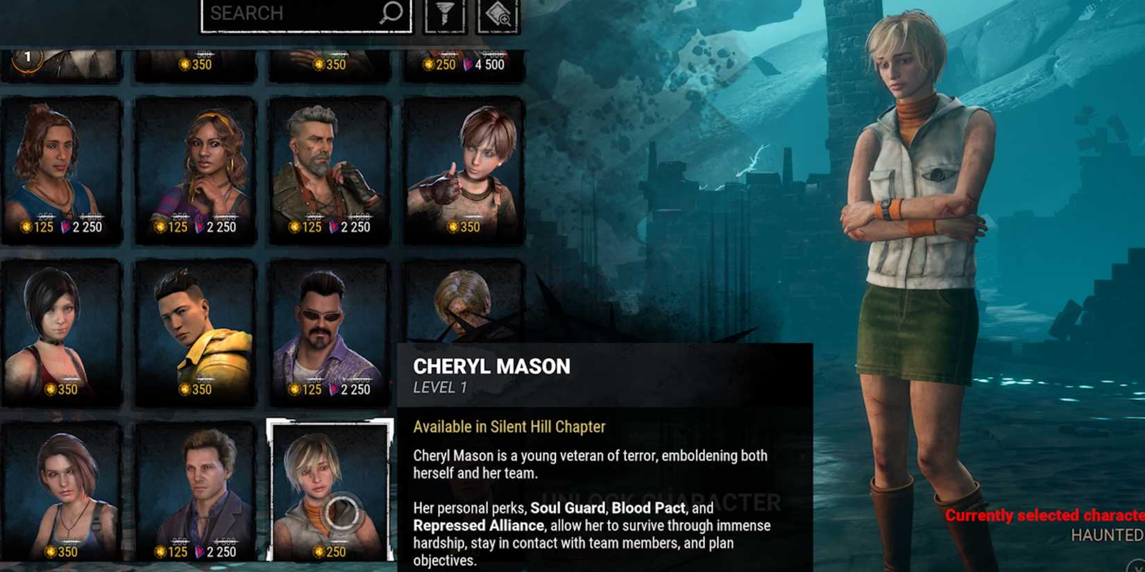 cheryl mason in dead by daylight