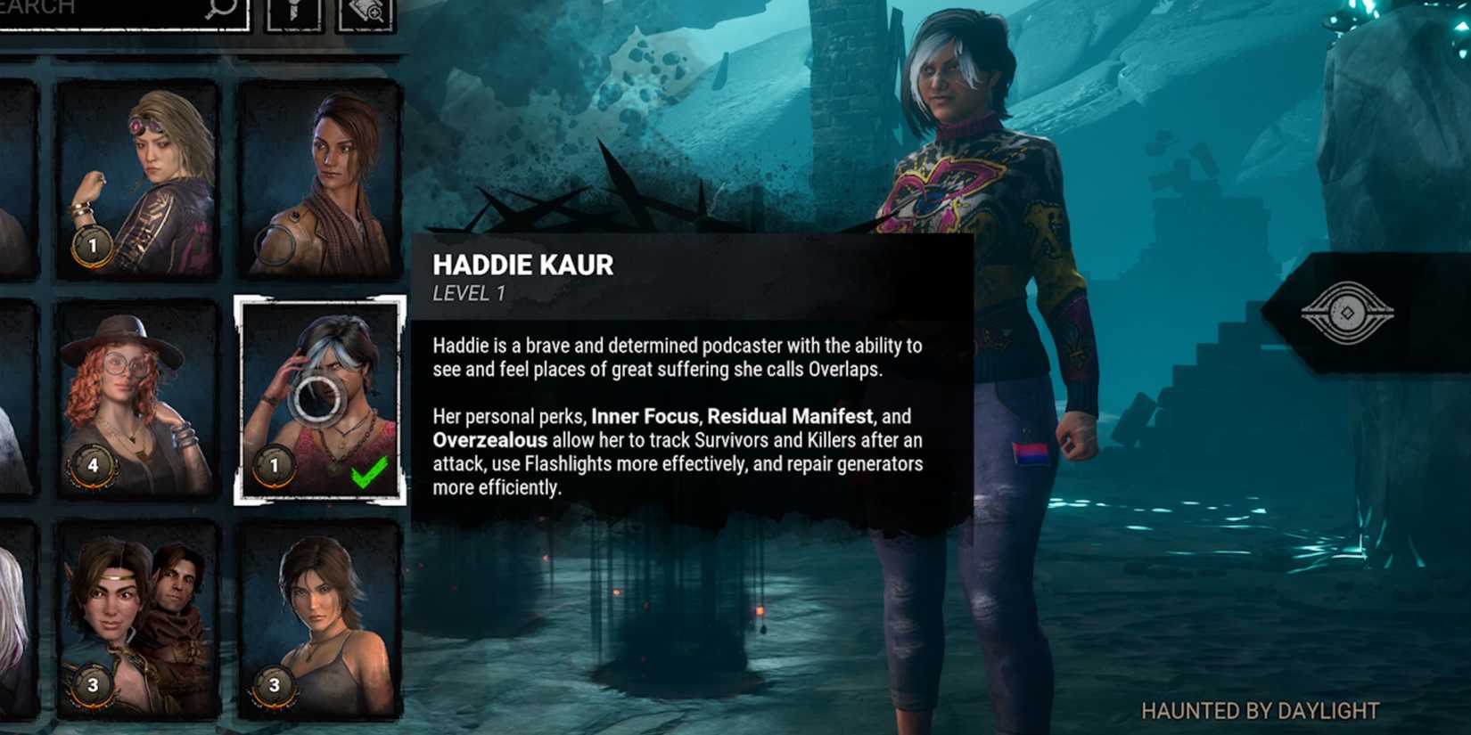 haddie kaur in dead by daylight