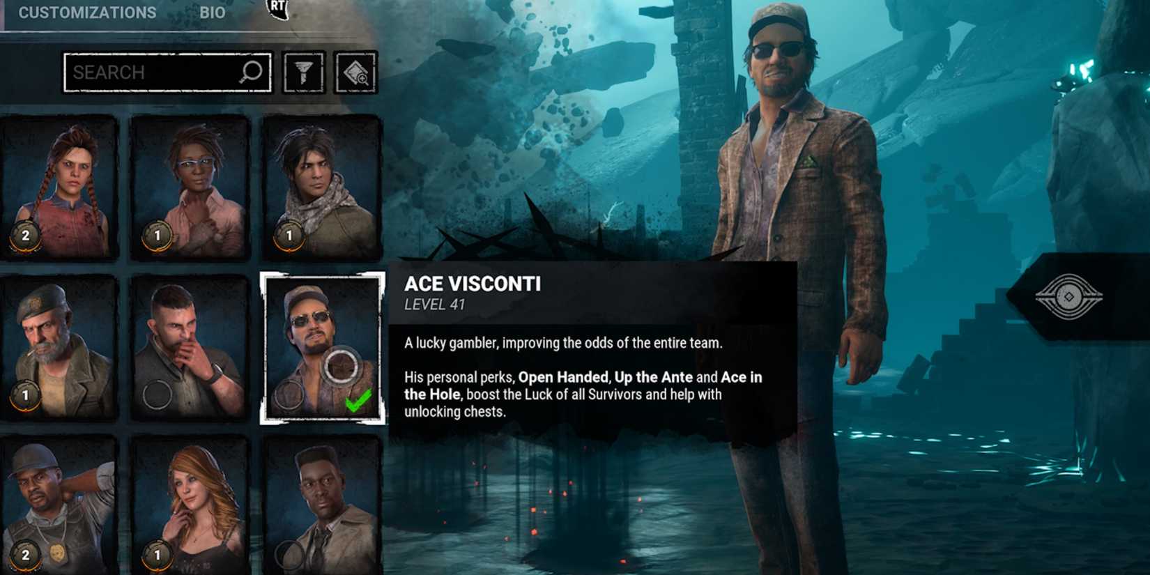 ace visconti in dead by daylight