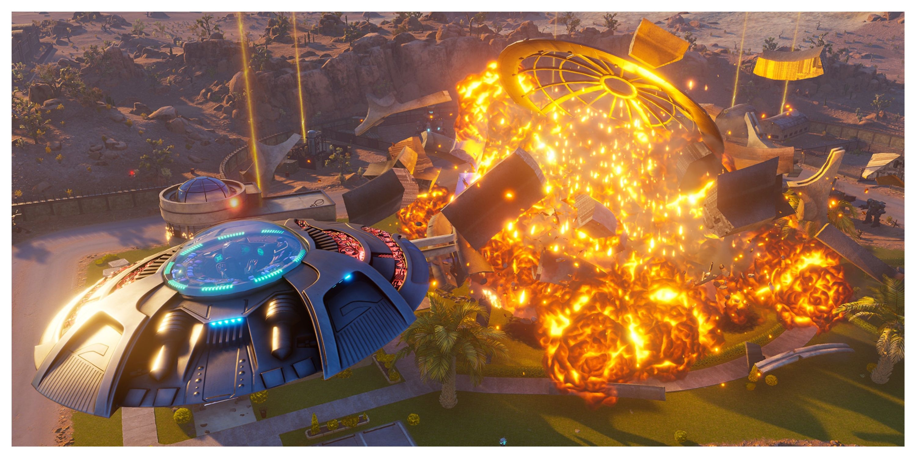 Destroy All Humans! - Steam Screenshot (A Large Explosion)