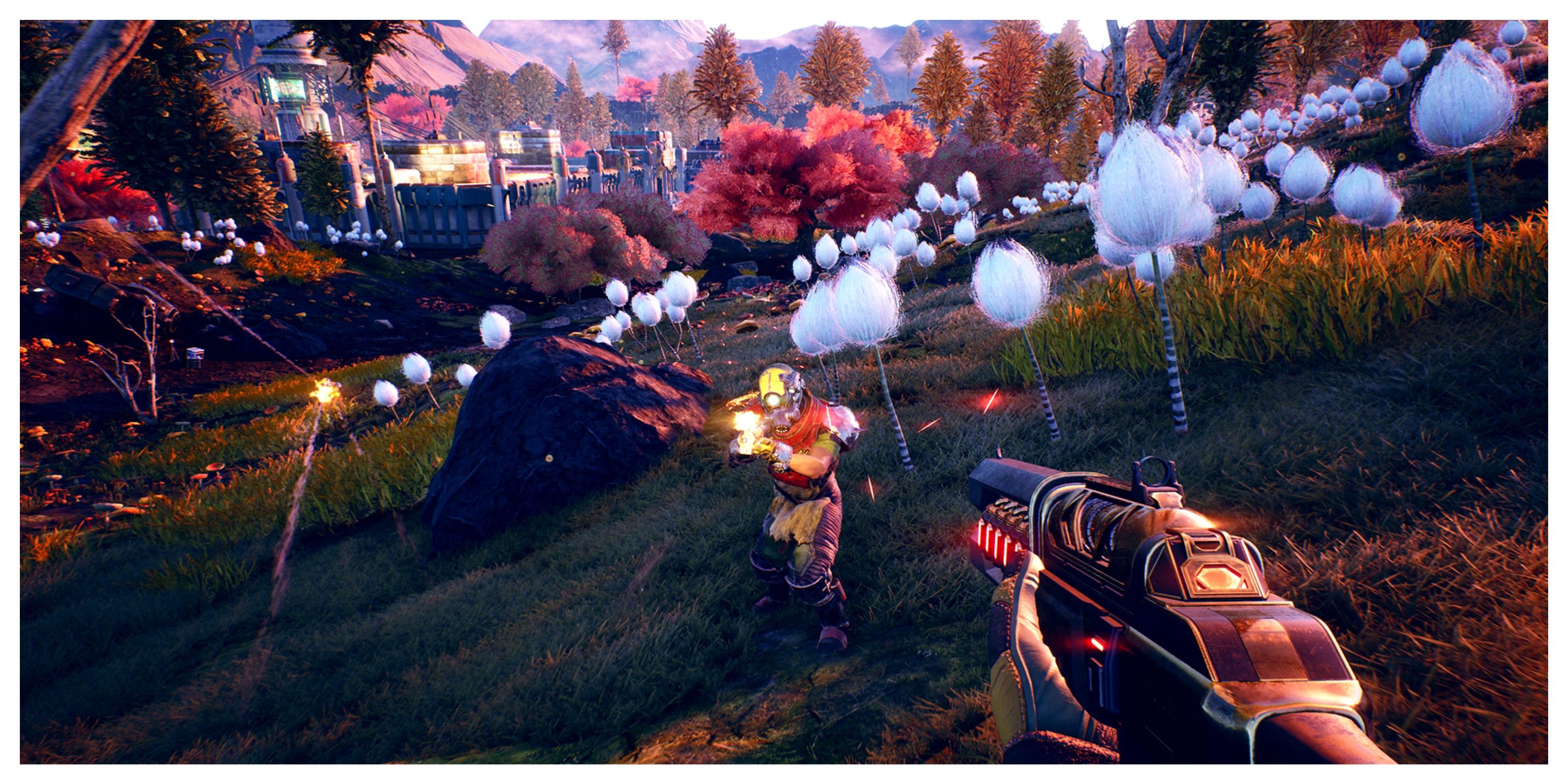 The Outer Worlds - Steam Screenshot (Fighting An Enemy)