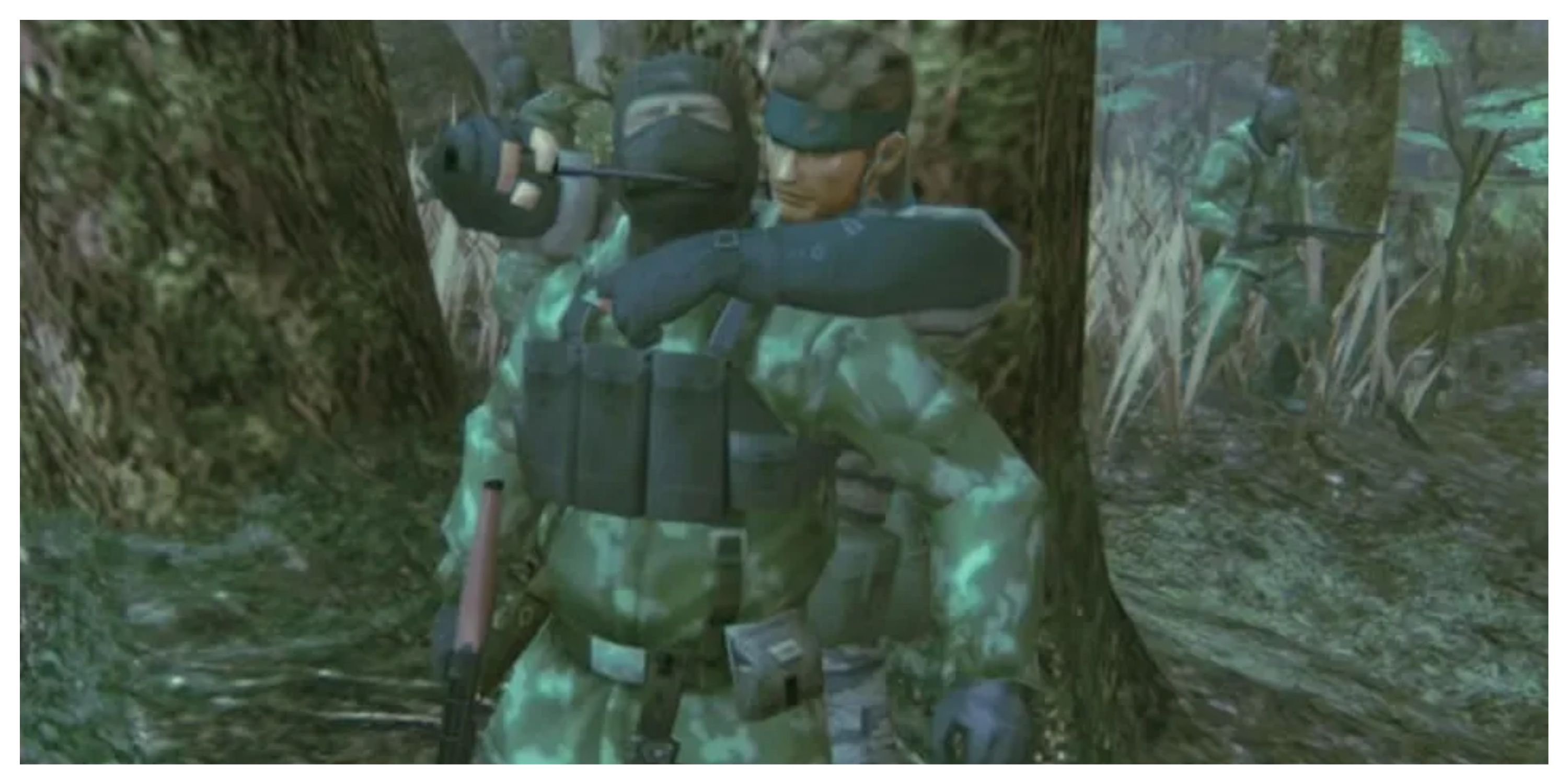 METAL GEAR SOLID 3: Snake Eater - IGDB Screenshot (Holding A Guard)