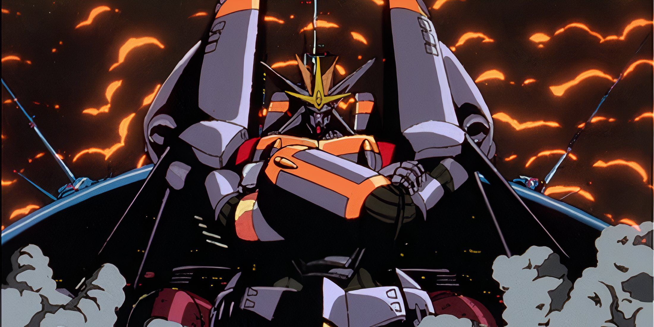 Gunbuster arms folded