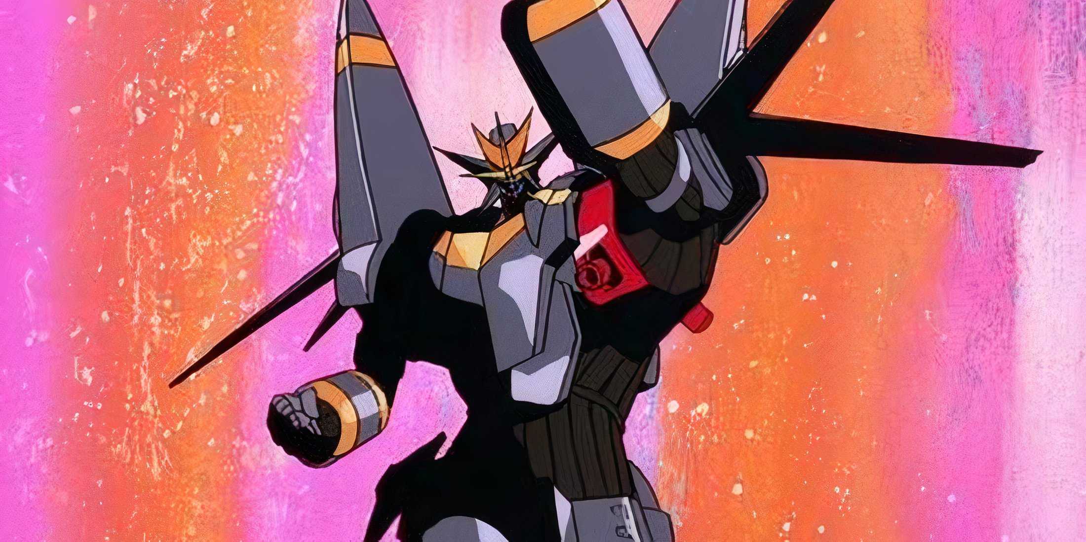 Gunbuster raising its fist