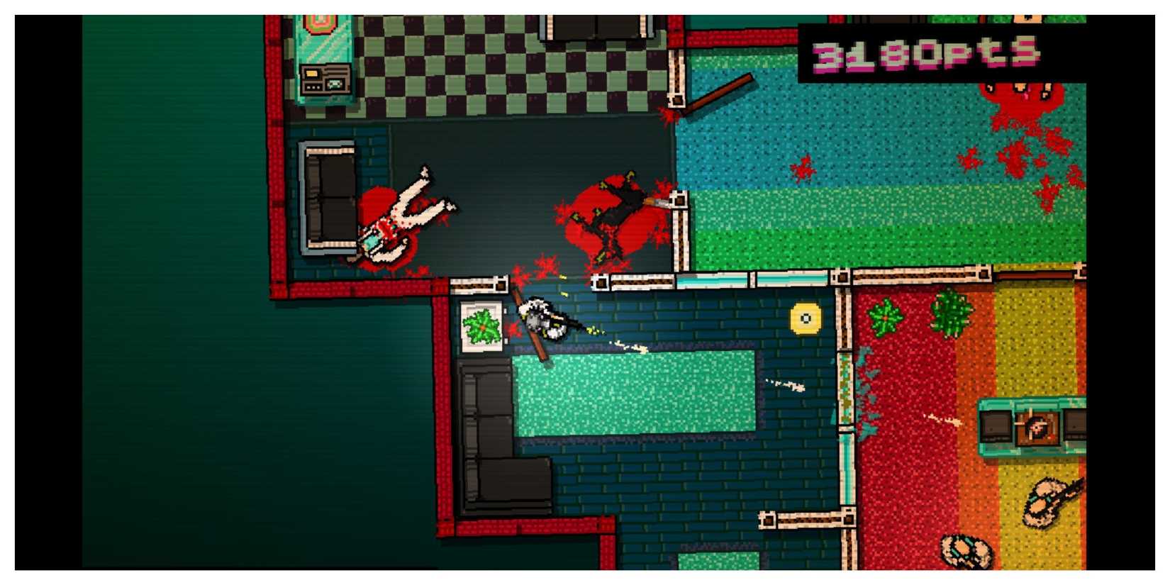 Hotline Miami - Steam Screenshot (Shooting Through Glass)