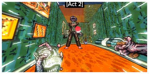 Post Void - Steam Screenshot (Sliding At An Enemy)