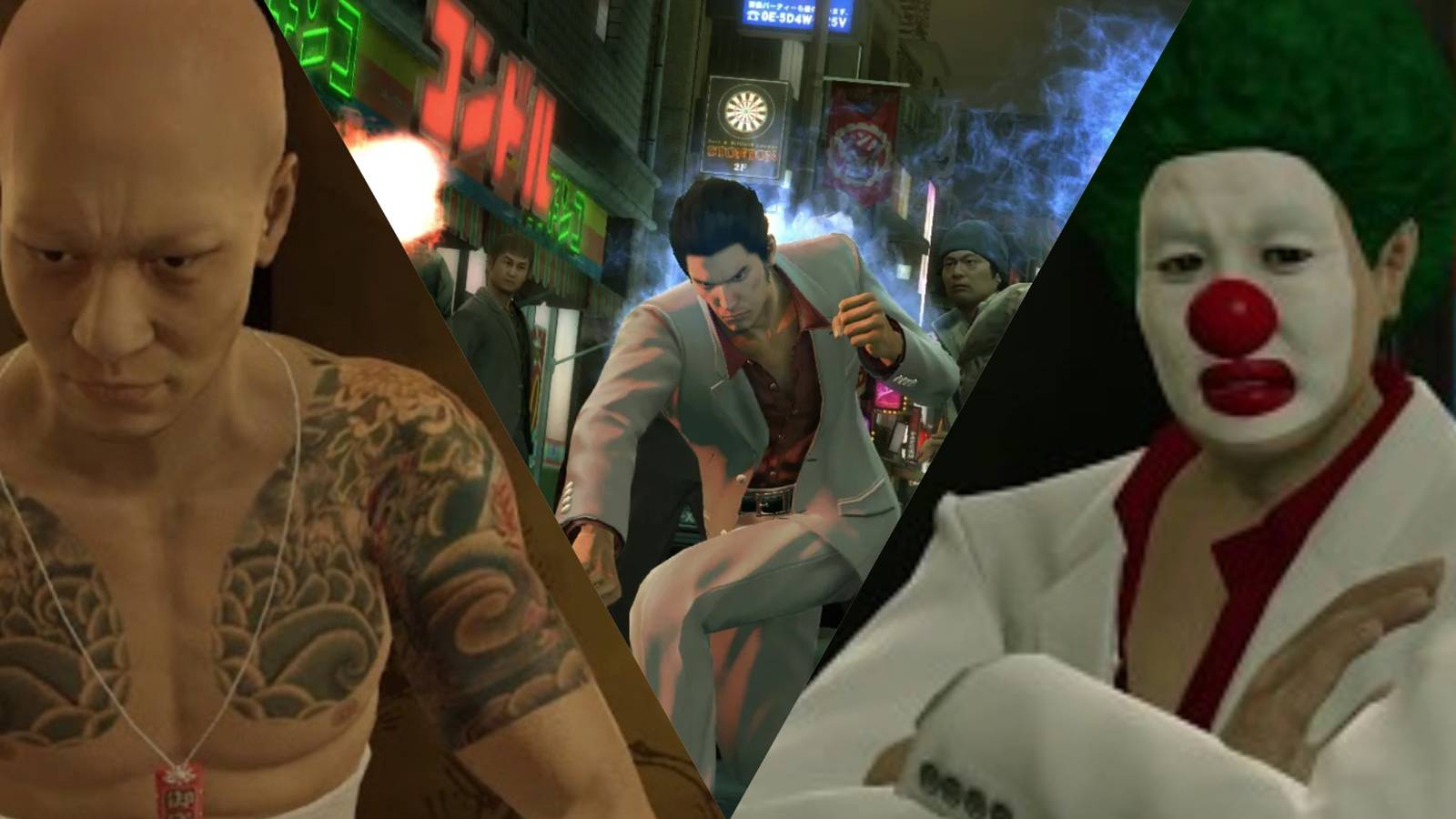 Best ways to make money in Yakuza Kiwami L to R; gambling, fight people, Bob Utsonomiya