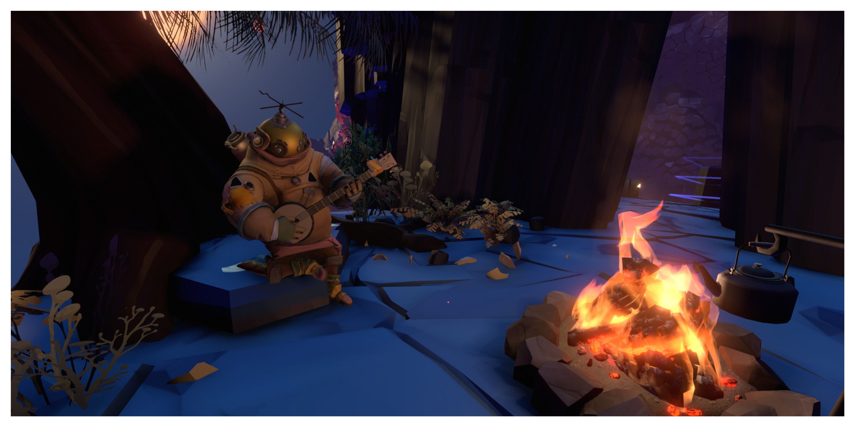 Outer Wilds - Steam Screenshot (Resting At A Campfire)