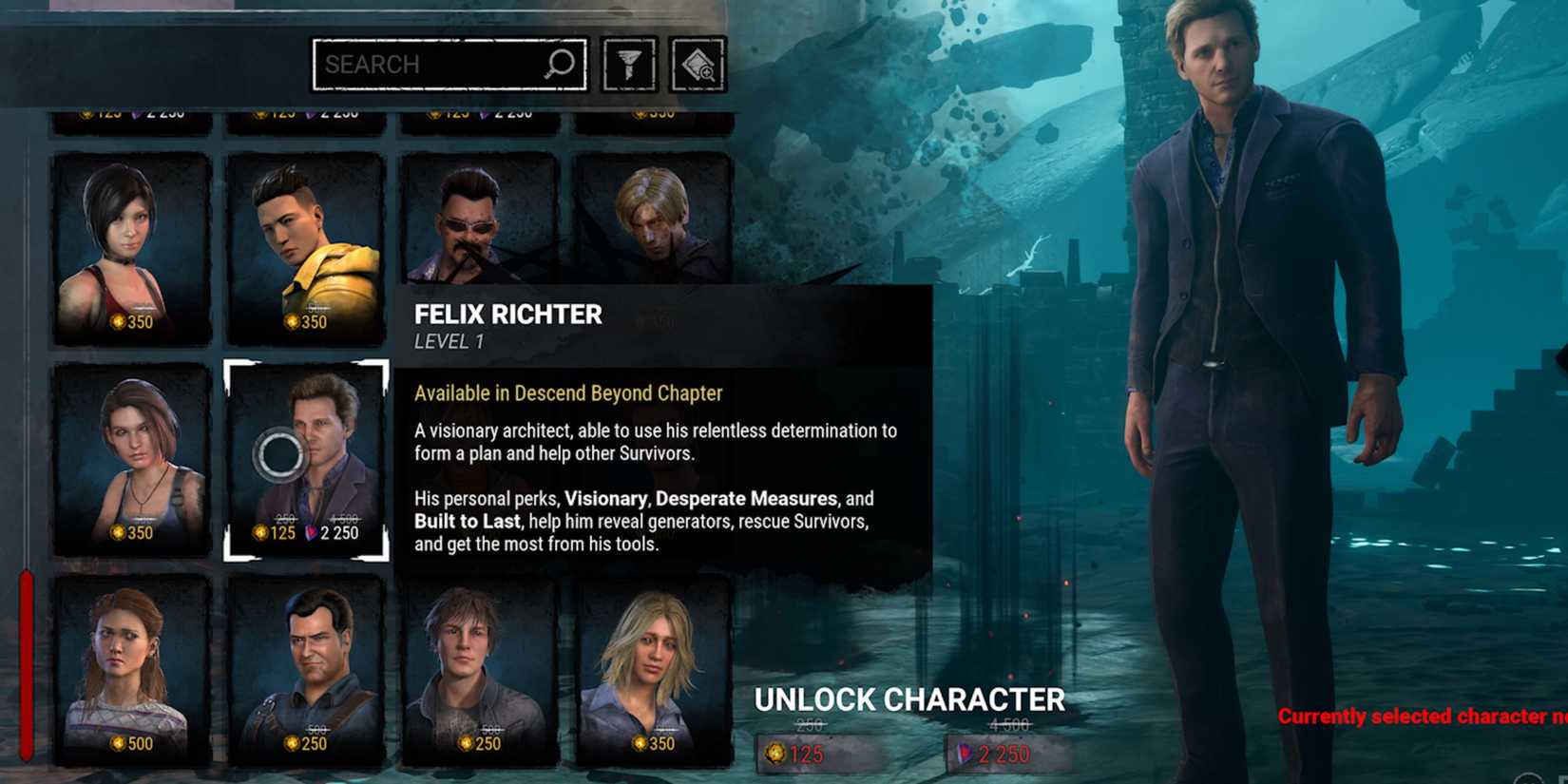 felix richter in dead by daylight