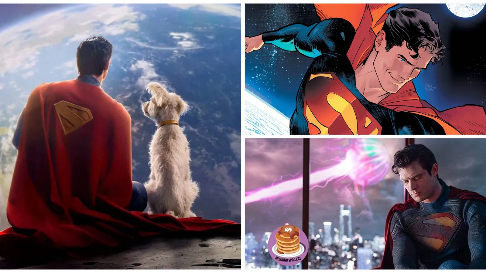 james gunn and david corenswet superman