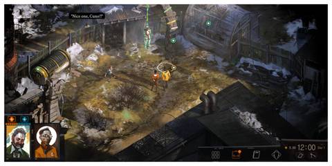 Hanging body in Disco Elysium