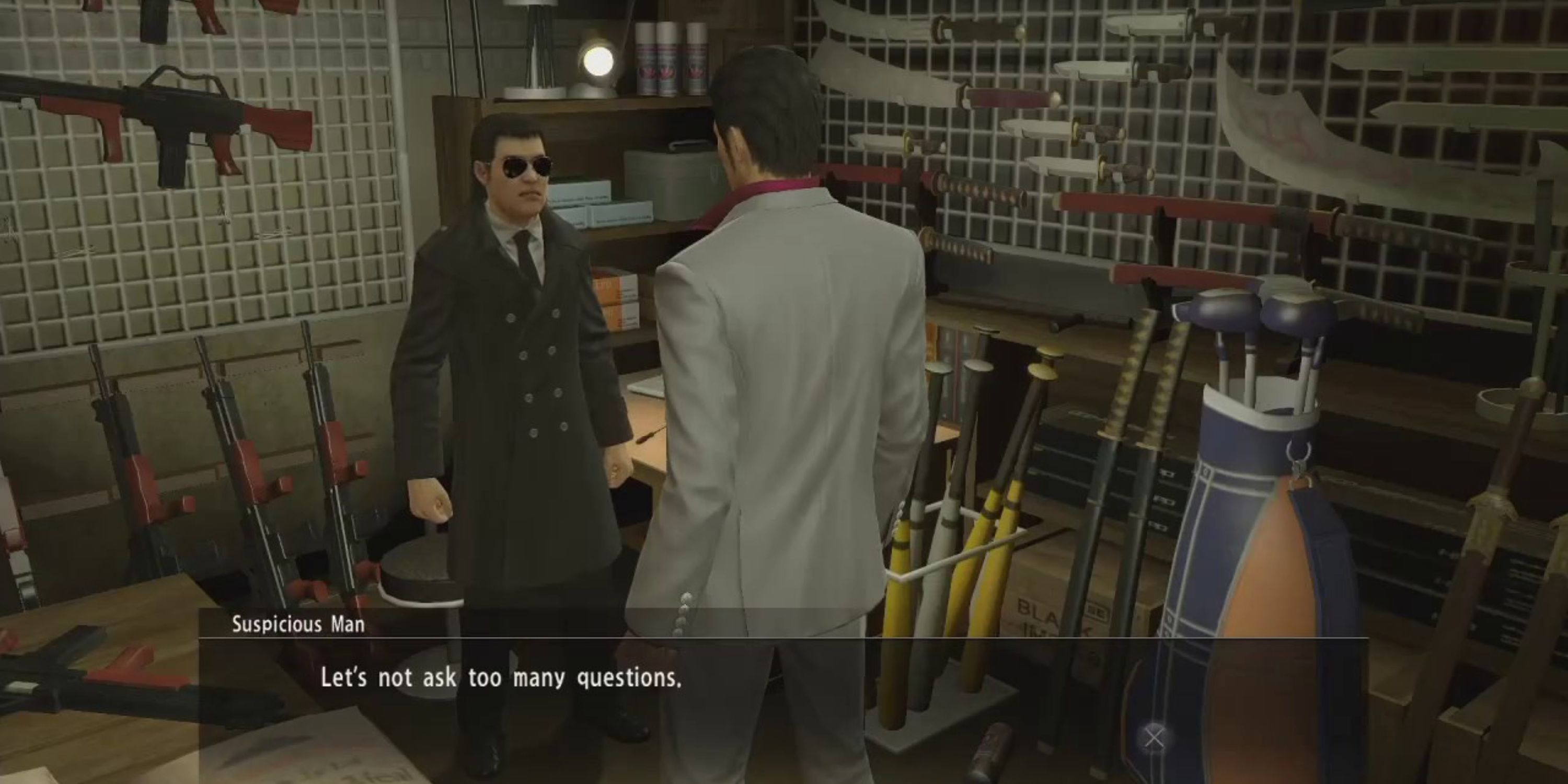 The Weapons Shop in Yakuza Kiwami