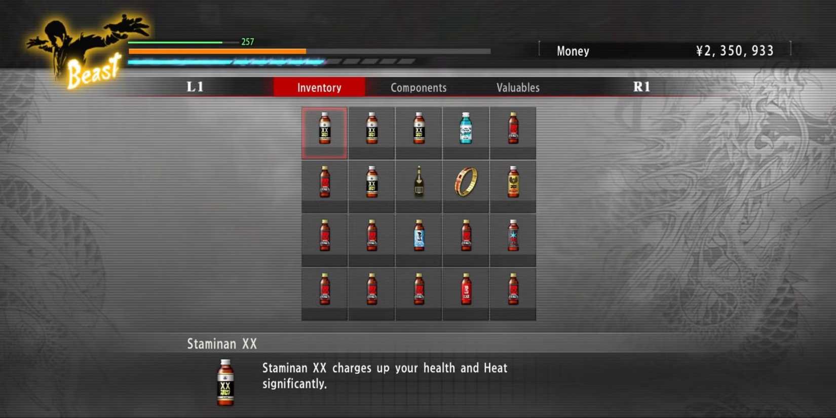 Staminan XX in Yakuza Kiwami