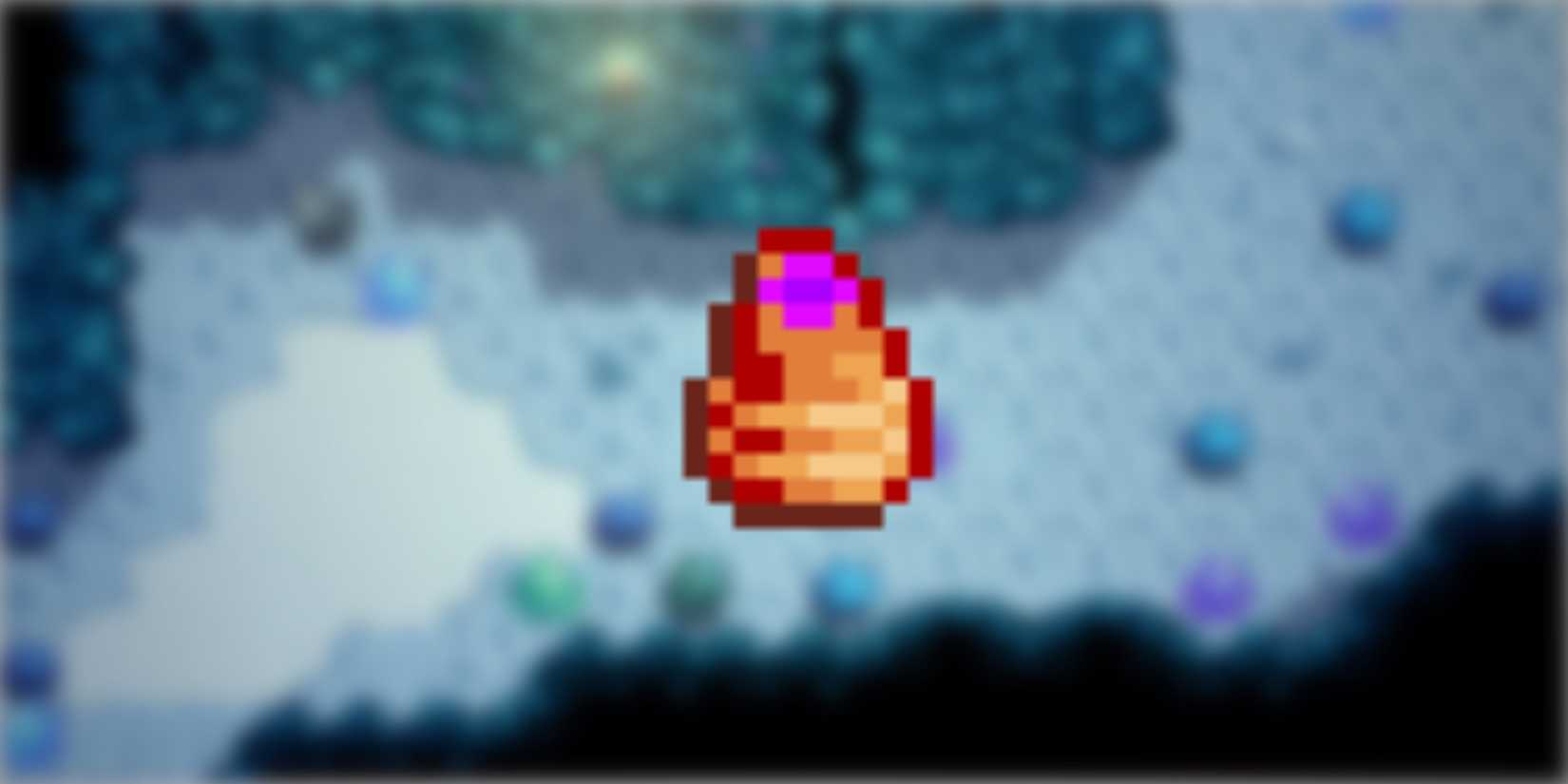 A strange bun on a backdrop of blurred gameplay footage