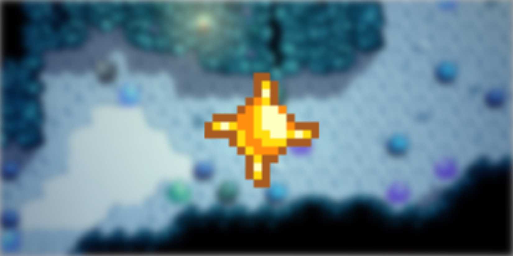 Solar essence on a backdrop of blurred gameplay footage.