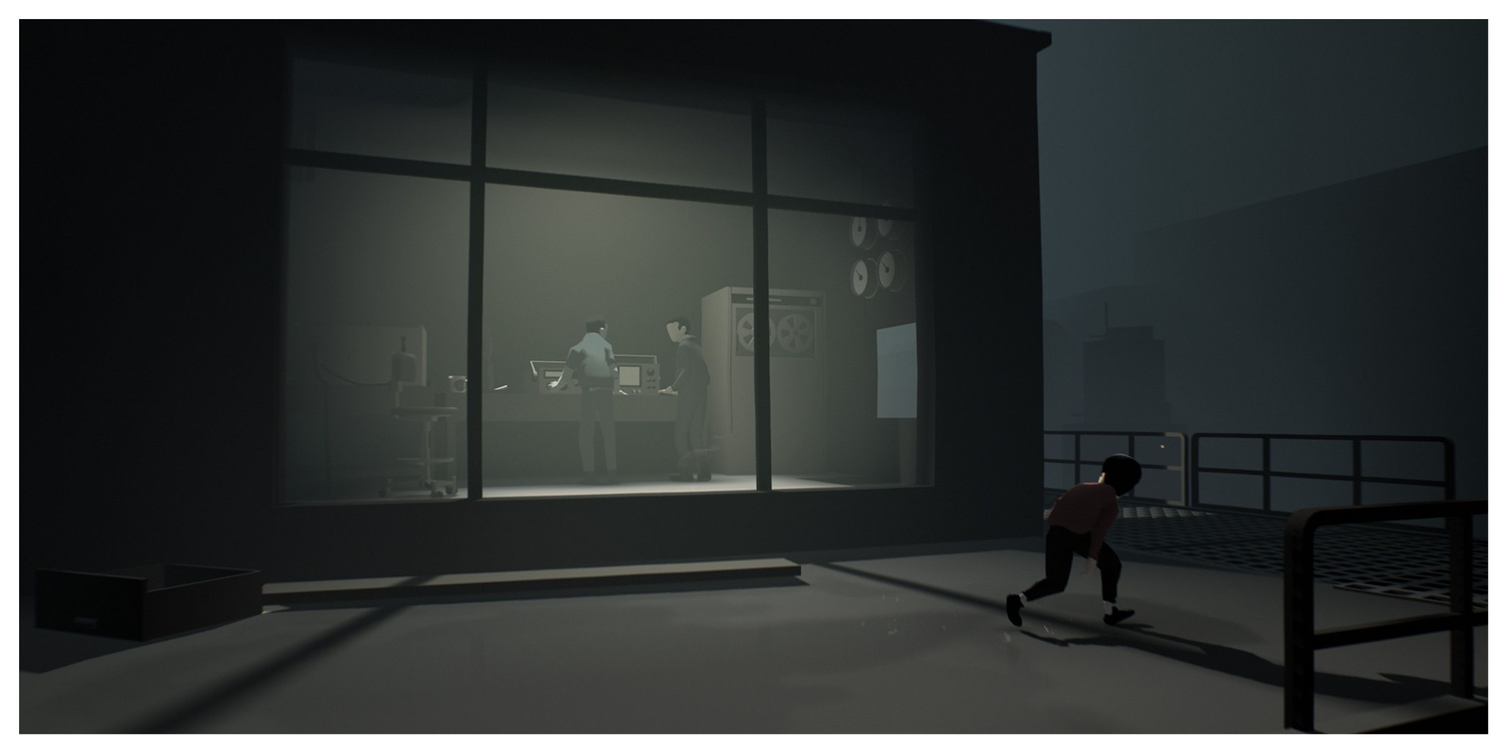 INSIDE - Steam Screenshot (Sneaking Past Guards)