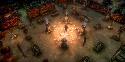 7 Best Games in the Weird West Genre, Ranked Cultist summon a demon in satanic circle