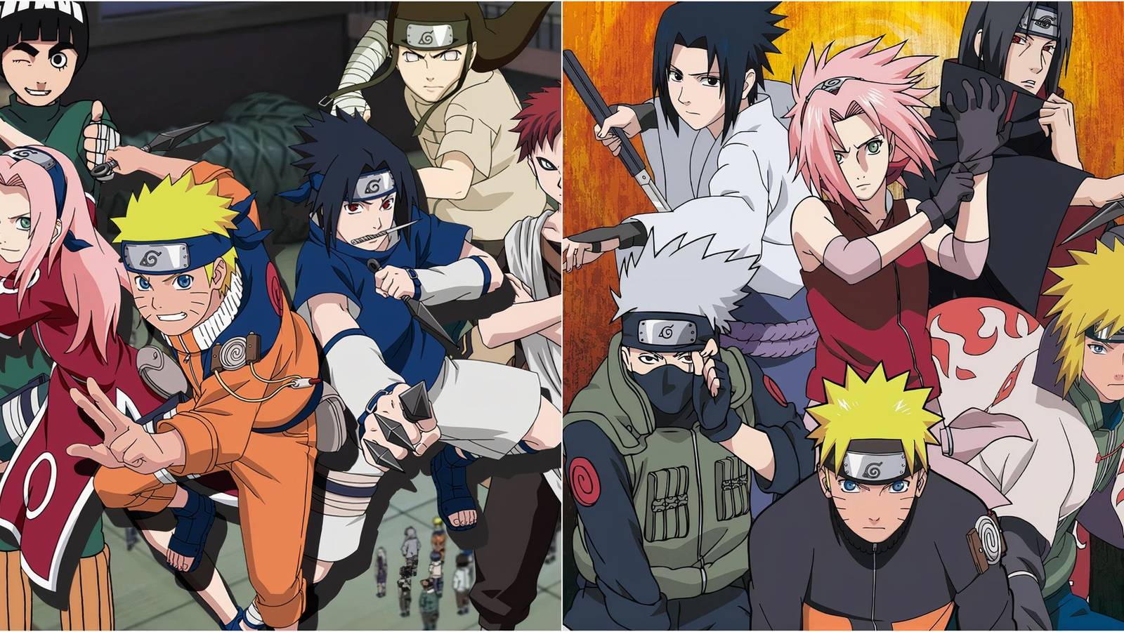 Naruto Classic and Naruto Shippuden