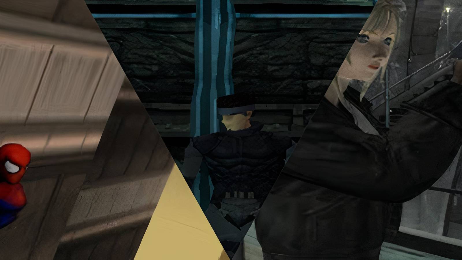 collage of 3 playstation games