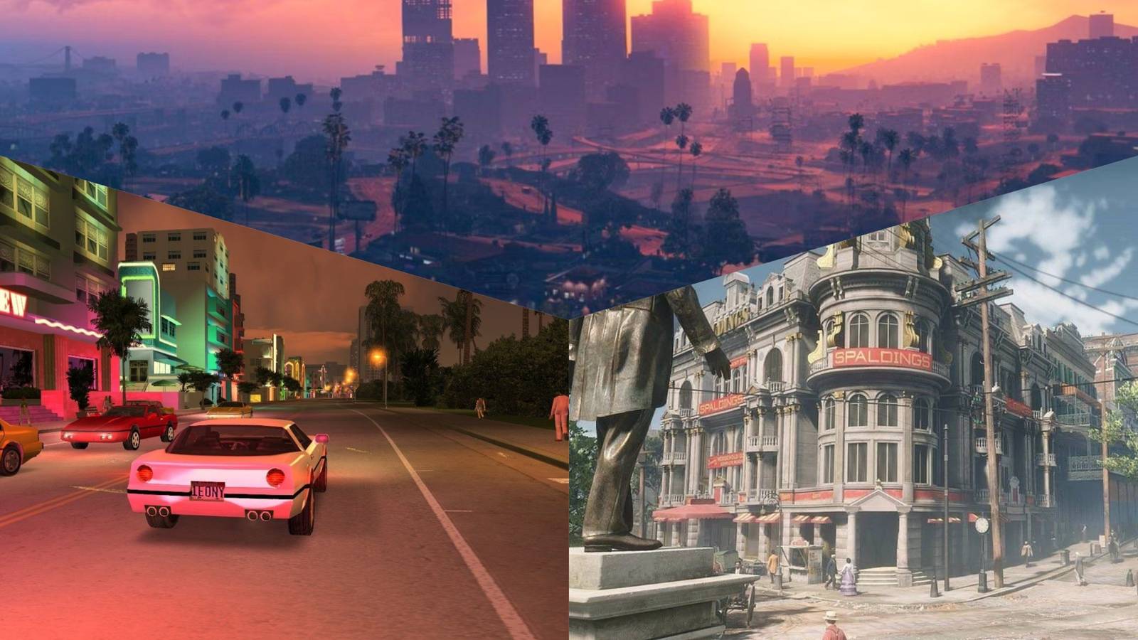 Grand Theft Auto Red Dead Redemption Collage