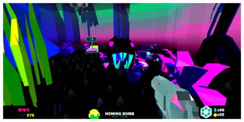 Heavy Bullets - Steam Screenshot (An Enemy Closing In On The Player)