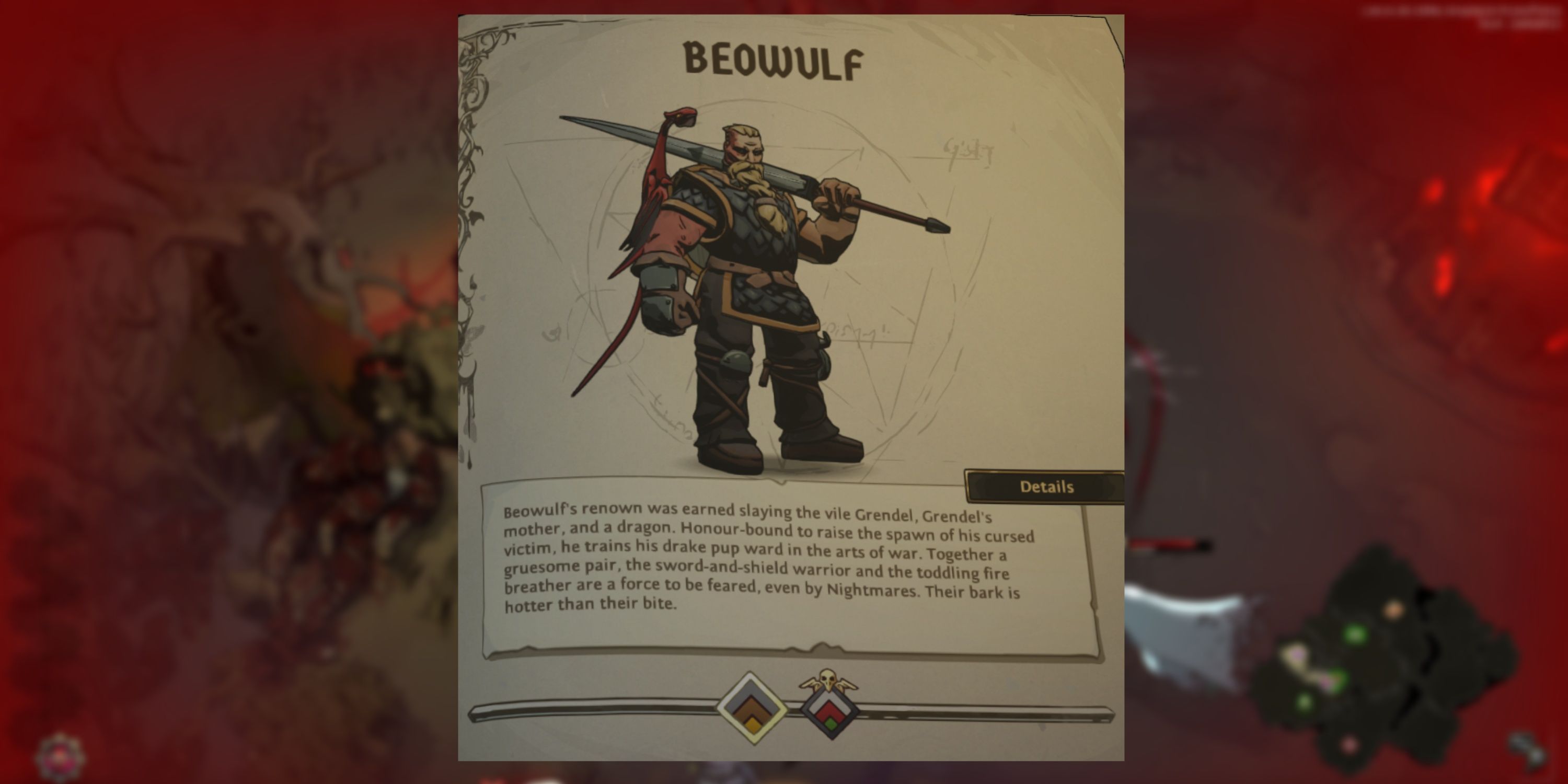 Ravenswatch - Beowulf Character Sheet