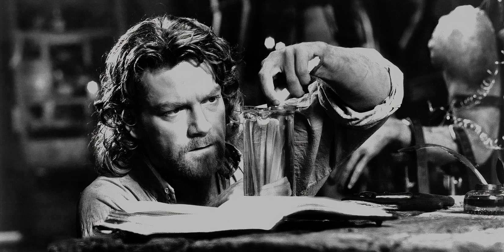 kenneth branaugh as Doctor Frankenstein