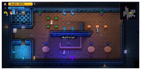 Streets Of Rogue - Steam Screenshot (Standing At A Bar)