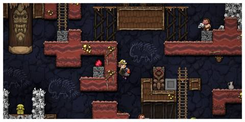 Spelunky 2 - Steam Screenshot (Riding A Turkey)