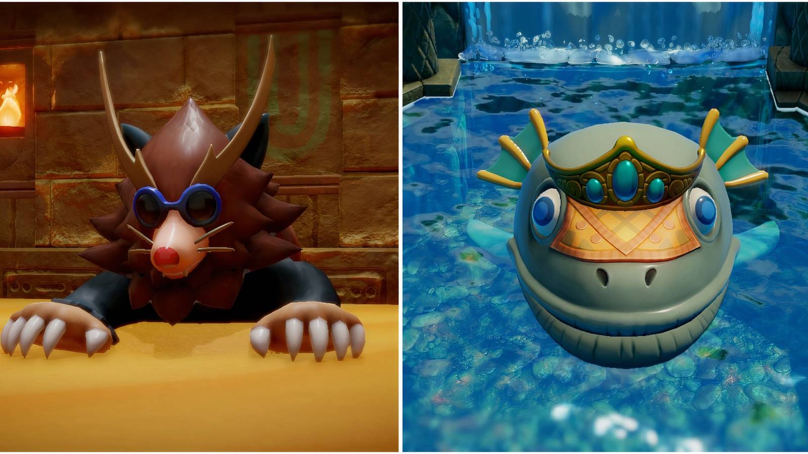 Mogryph and Lord Jabu-Jabu in The Legend of Zelda Echoes of Wisdom