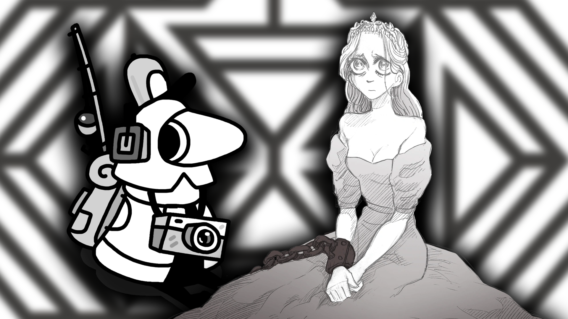 Monochrome Web Thumbnail TOEM Slay the Princess-1