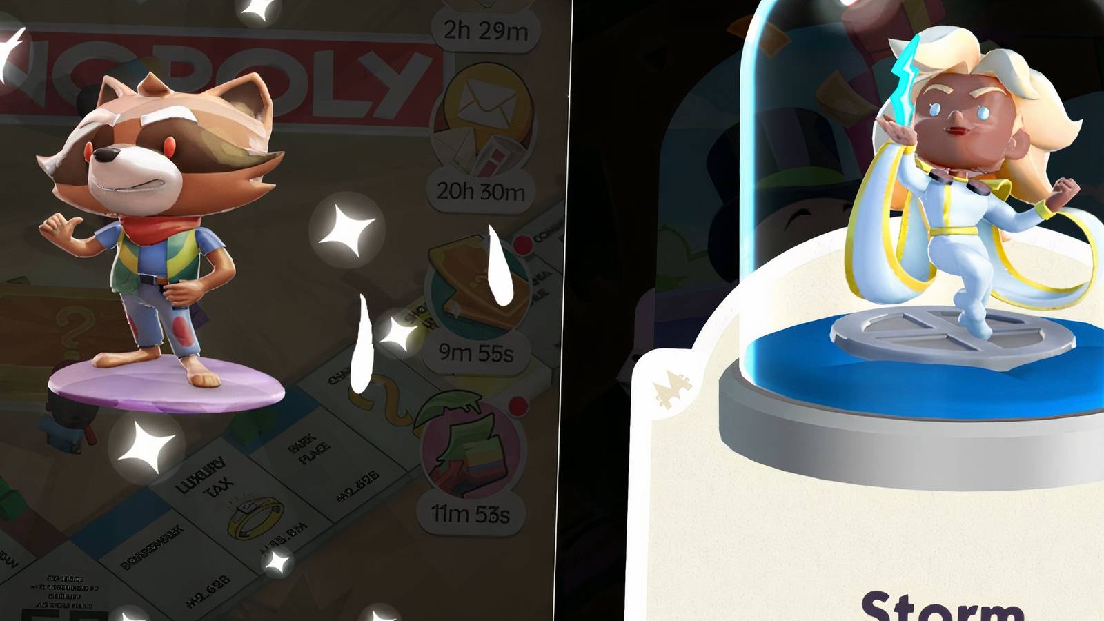 Monopoly GO Storm & Rocket Raccoon