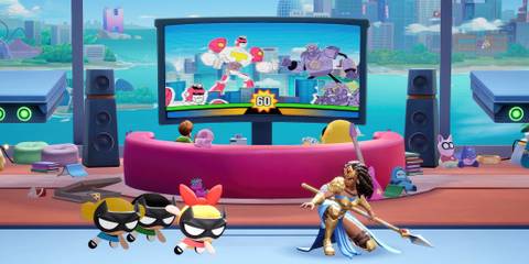 multiversus powerpuff girls fighting nubia