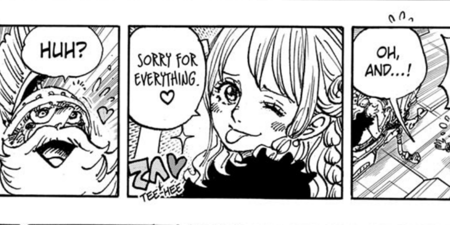 nami and usopp in elbaf one piece 1130