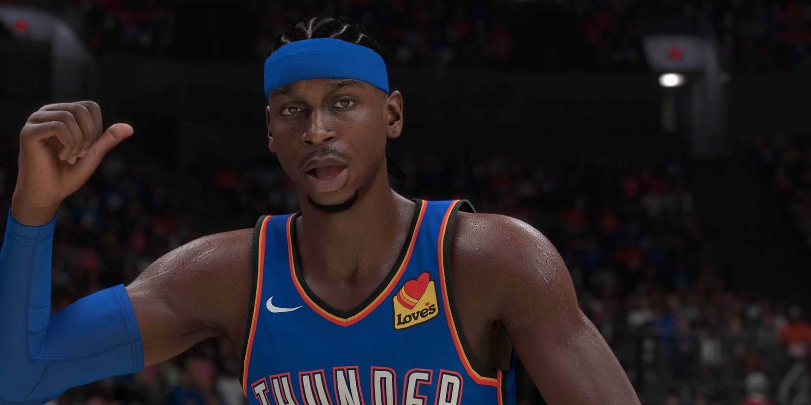 NBA 2K25 Shai Gilgeous-Alexander