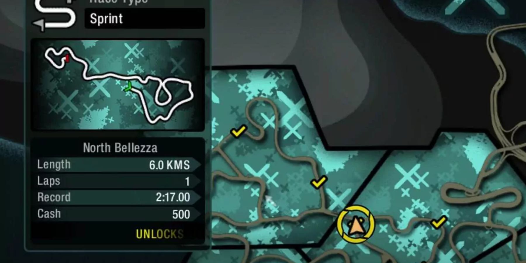 Need For Speed Carbon Map