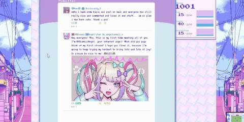 Needy Streamer Overload social media feed