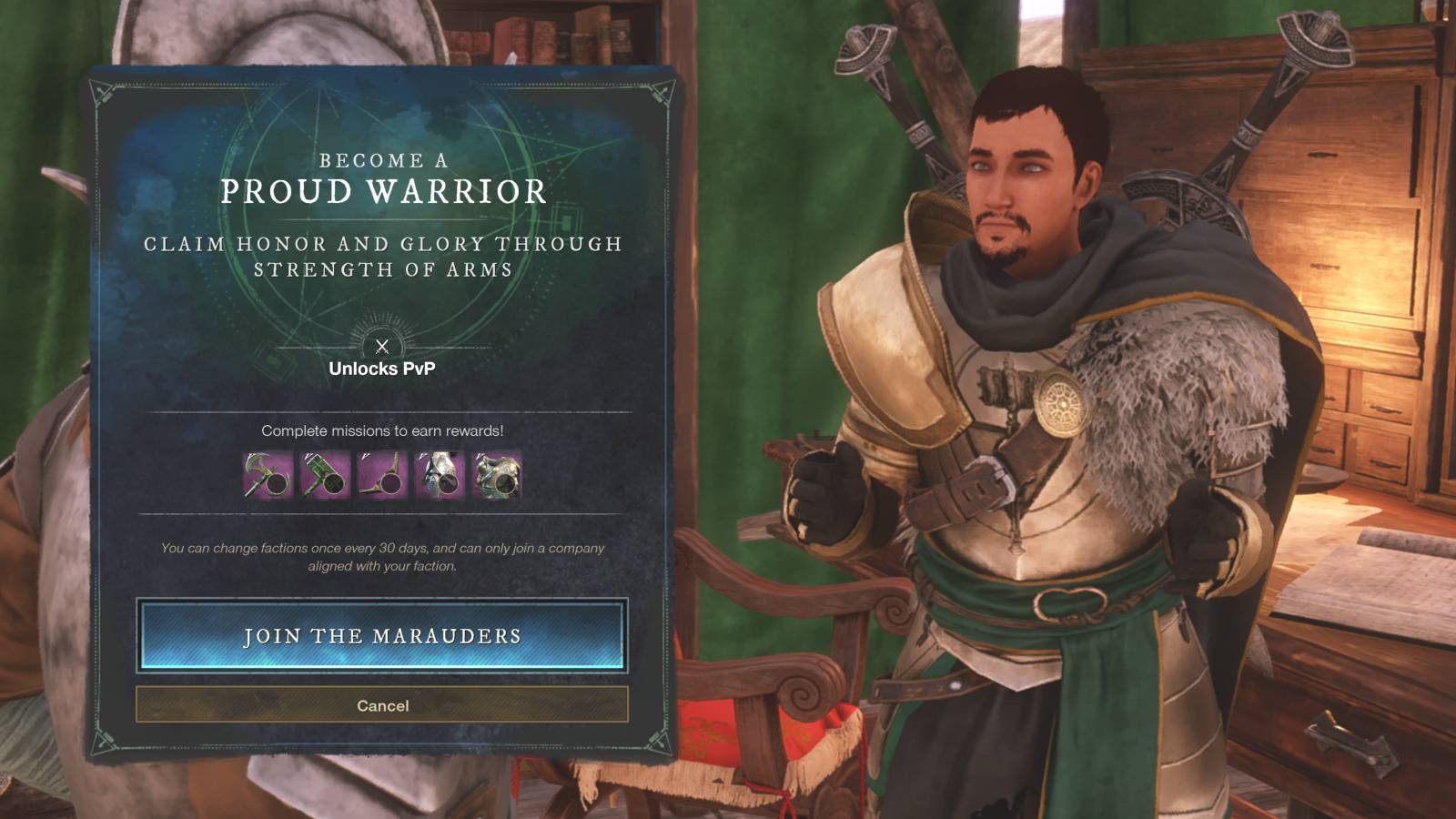 new world aeternum join faction