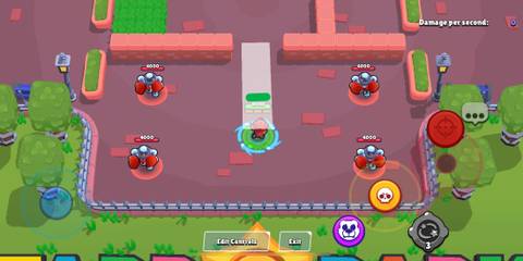 Nita aiming her attack in Brawl Stars