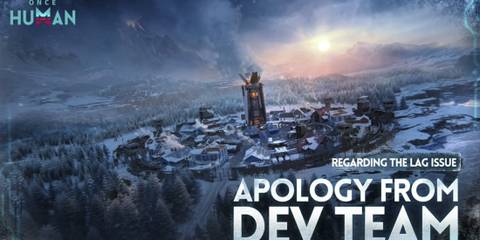 once human item giveaway lag issue